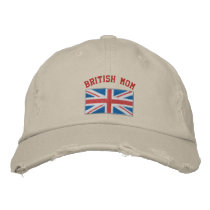 British Mom embroidered hat