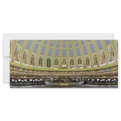 British Museum Reading Room Panorama Custom Rack Cards by cardstop