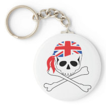 British Pirate Key Chains