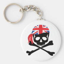 British Pirate Keychains