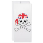British Pirate Personalized Rack Card