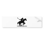 British Polo Sport Horse Player Silhouette Ponies