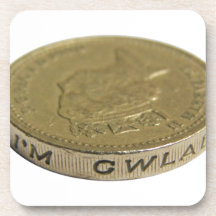 British Pound Coins Money Coaster