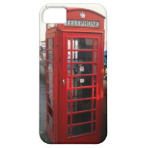 British Red Phone Booth iphone case iPhone 5 Case