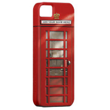 British Red Telephone Box Personalized Case For The iPhone 5
