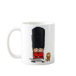 British Royal Guard and Dog Funny Mug