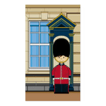 British Royal Guard Bookmark Business Card Template