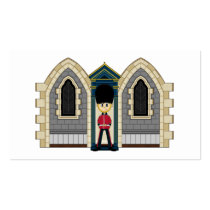 British Royal Guard Bookmark Business Card Template