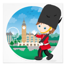 British Royal Guard Personalized Invitations