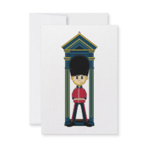 British Royal Guard RSVP Card Custom Announcements