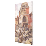 British Soldiers in the Ruins of Peronne, 1917 Gallery Wrapped Canvas