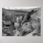 British Trench During the Battle of the Somme posters