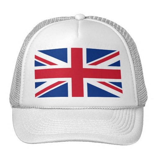 British - UK - Great Britain - Union Jack flag Mesh Hat