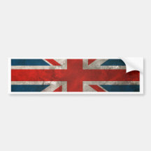 British Union Jack Bumper Stickers