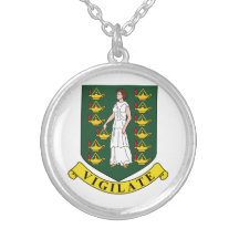 British Virgin Islands Coat Of Arms Necklaces