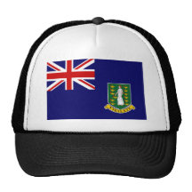 British Virgin Islands Flag Mesh Hats