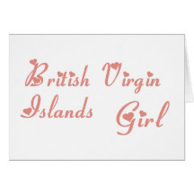 British Virgin Islands Greeting Card