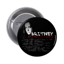 Britney Christian Lyrics Pinback Button