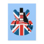 Britpop Guitar Postcard