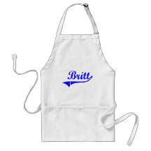 Britt Surname Classic Style Aprons