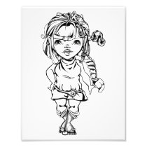 Brittani the Dwarf Princess Print Photo