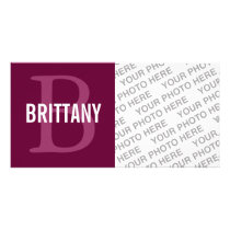 Brittany Breed Monogram Design