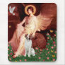 Brittany Spaniel 3b - Seated Angel Mouse Pads