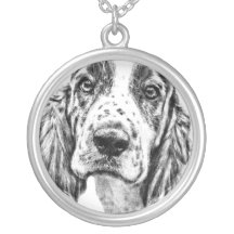 Brittany Spaniel Custom Necklace