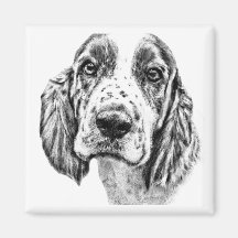 Brittany Spaniel Fridge Magnet