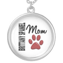Brittany Spaniel Mom 2 Necklaces