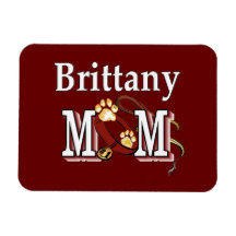 Brittany Spaniel Mom Vinyl Magnets