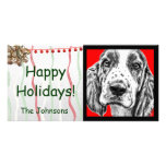 Brittany Spaniel Photo Card Template