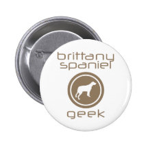 Brittany Spaniel Pinback Button