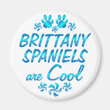 Brittany Spaniels are Cool Magnets