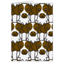 Brittany Spaniels Cards
