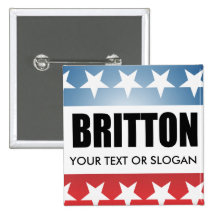 BRITTON 2010 PINBACK BUTTON
