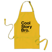 bro frais d'histoire. dites-le encore tablier