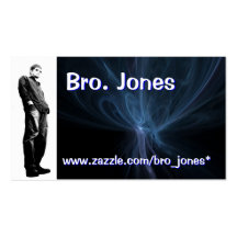 Bro. Jones Gallery Card Business Card Template