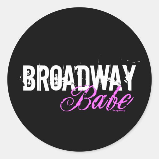 Broadway Babe Stickers
