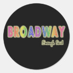 Broadway Enough Said Stickers