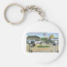 Broadway, Seaside, Oregon Keychain