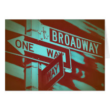 Broadway Sign Cards