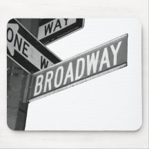 Broadway Sign Mousepads