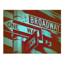 Broadway Sign Post Cards