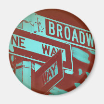Broadway Sign Refrigerator Magnet