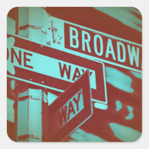 Broadway Sign Stickers