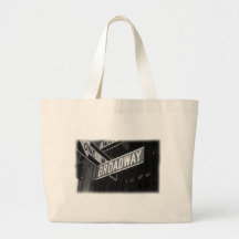Broadway Street Sign Canvas Bag