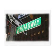 Broadway Street Sign