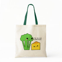 Broccoli and Cheese Date Canvas Bag