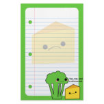 Broccoli and Cheese Date Stationery Paper